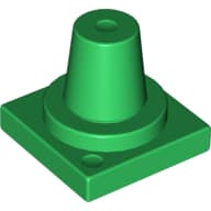 Duplo Flashlight, 2 x 2 Base with Trans-Neon Orange Light