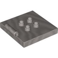 Duplo Plate 4 x 4 with 4 Center Studs and Hinge