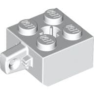 Hinge Brick 2 x 2 Locking with 1 Finger Vertical and Axle Hole [X Opening]