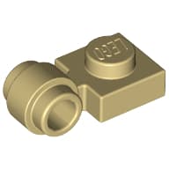 Plate Special 1 x 1 with Clip Light, Bar Hole [Thick Ring]