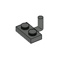 Plate Special 1 x 2 with Bar Up [Horizontal Arm 6mm]