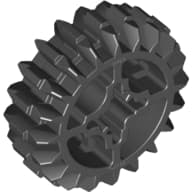 Technic Gear 20 Tooth Double Bevel with Axle Hole Type 2 [X Opening]