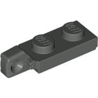 Hinge Plate 1 x 2 Locking with 1 Finger On End, with Groove