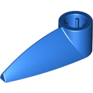 Technic Tooth 1 x 3 with Axle Hole [Rounded Underside]