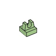 Tile Special 1 x 1 with Clip and Straight Tips