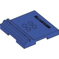 Plate Special 6 x 6 x 2/3 with 4 Studs and Embossed 'SPORTS'