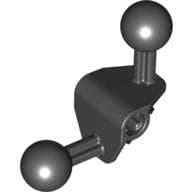 Large Figure Skeletal, Limb, Angular 90°, 4 x 4 x 2 with 2 Ball Joints, and Axle Hole