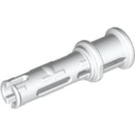 Technic Pin Long with Friction Ridges Lengthwise and Stop Bush [3 Lateral Holes, Big Pin Hole]