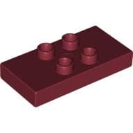 Duplo Plate 2 x 4 x 1/2 with 4 Center Studs [Thick]