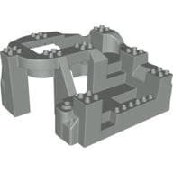 Duplo Baseplate Raised 14 x 16 x 8 with Rock Mountain Zoo Habitat