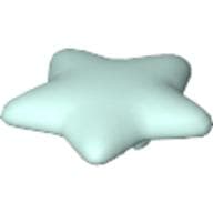 Clikits Icon, Star 2 x 2 Small with Pin [Frosted]