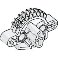 Large Figure Skeletal, Torso, Gear 9 Tooth with 3 Axle Holes and 2 Holes (Matoran)