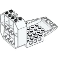 Aircraft Fuselage Angular Forward Section 6 x 10 x 5 (Cockpit)