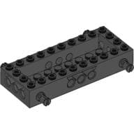 Vehicle Base 4 x 10 x 1 1/3 with 8 x 2 Recessed Center [4 Pins / Technic Holes]