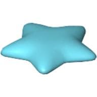 Clikits Icon, Star 2 x 2 Large with Pin