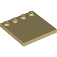 Plate Special 4 x 4 with Studs on One Edge [Plain]