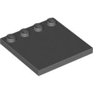 Plate Special 4 x 4 with Studs on One Edge [Plain]