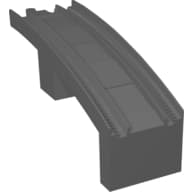 Duplo Train Track Bridge Middle Section, New Style Half Arch With Mid-Support