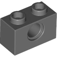 Technic Brick 1 x 2 [1 Pin Hole]
