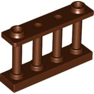 Fence Spindled 1 x 4 x 2 [2 Top Studs]