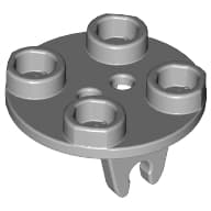 Wheel Holder, Plate, Round 2 x 2 Thin with Clips