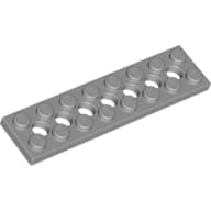 Technic Plate 2 x 8 [7 Holes]