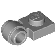 Plate Special 1 x 1 with Clip Light, Bar Hole [Thick Ring]