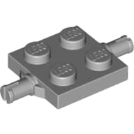 Plate Special 2 x 2 with Wheel Holders
