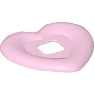 Clikits Icon Accent, Heart 3 3/8 x 3 3/8 with Raised Border