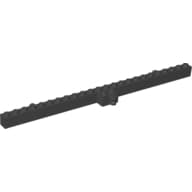 Hinge Brick 2 x 24 Locking with 2 Fingers Horizontal on Side and 2 Towballs