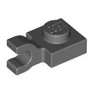 Plate Special 1 x 1 with Clip Horizontal [Thick U Clip]