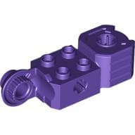 Technic Brick Special 2 x 2 with Axle Hole, Rotation Joint Ball Half [Vertical Side], Vertical Axle Hole End