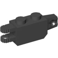Hinge Brick 1 x 2 Locking with 1 Finger Vertical End and 2 Fingers Horizontal End