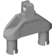 Hinge 1 x 3 Triangle with Two Pins, 1 Locking Finger, Round Pin Holes