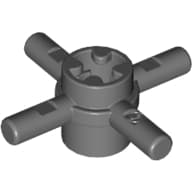 Technic Axle Connector Hub with 4 Bars at 90°