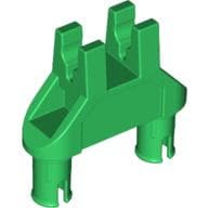 Technic Pin Double Triangle 1 x 3 with 2 Clips Completely Round Pinholes