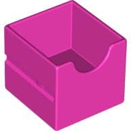 Duplo Drawer 2 x 2 with Semicircle Cutout