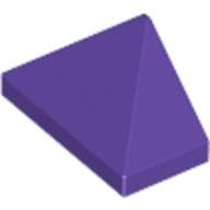 Slope 45° 2 x 1 Triple with Ovoid Bottom Pin