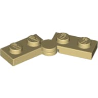 Hinge Plate 1 x 4 Swivel Top / Base - Solid Clip [Complete Assembly]