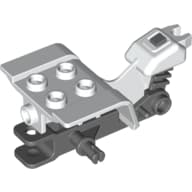 Vehicle Body, Tricycle Top with Dark Bluish Gray Chassis