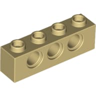 Technic Brick 1 x 4 [3 Pin Holes]