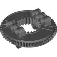 Technic Turntable Large Type 2, 24/56 Tooth with Black Outside Gear Section [Complete Assembly]