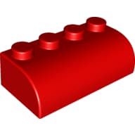 Brick Soft Curved 2 x 4