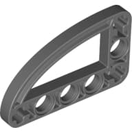 Technic Beam 3 x 5 L-Shape with Quarter Ellipse Thin