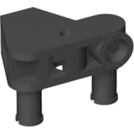 Large Figure Skeletal, Connector Block 1 x 3 x 2 with 2 Pins and Axle Hole (Rhotuka)