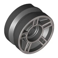 Wheel 11 x 6 mm with Five Spokes and Silver Print