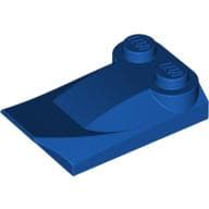 Wedge Curved 2 x 3 x 2/3 Two Studs, Wing End