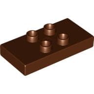 Duplo Plate 2 x 4 x 1/2 with 4 Center Studs [Thick]