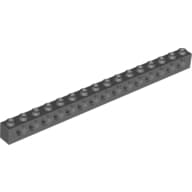 Technic Brick 1 x 16 [15 Pin Holes]