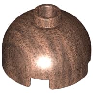 Brick Round 2 x 2 Dome Top, Blocked Open Stud, Bottom Axle Holder